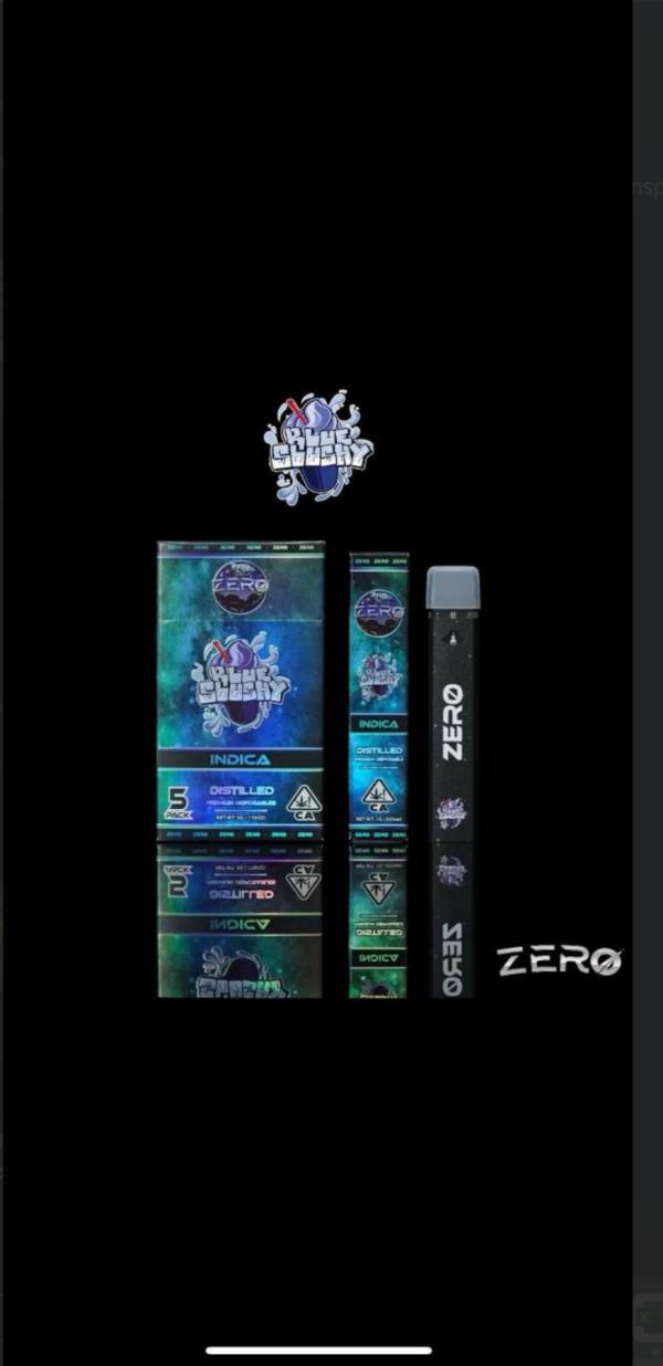 Zero Gravity Blue Slushy Disposable 5 Pack (INDICA)